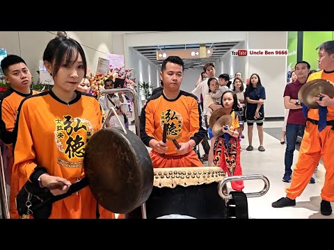 2024 Lion Dance Drumming Performance @ Village Grocer 168 Park Mall