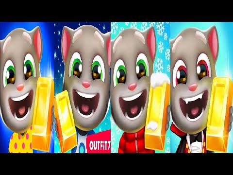 Talking Tom Gold Run New Update Christmas VS Halloween Planet Side World VS STREET JAM EVENT 2024