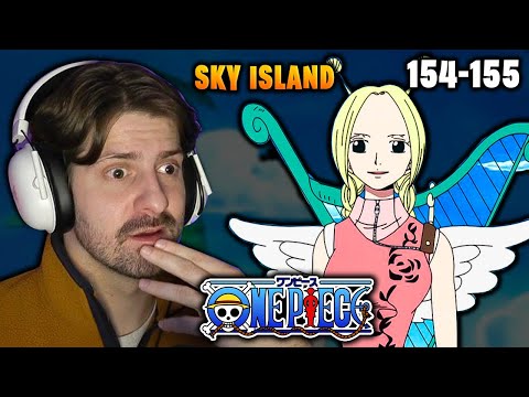 One Piece has Angels? One Piece Reaction Episodes 154 & 155 | Sky Island Saga