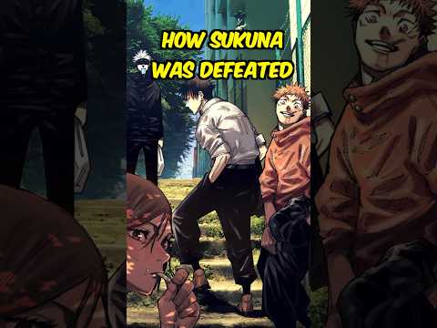 Jujutsu Kaisen 268: Sukuna’s Defeat Explained