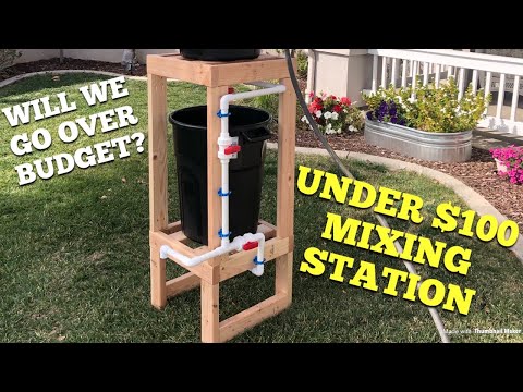 Under $100 Mixing station. Can we stay under budget?