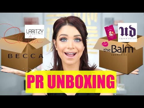 PR UNBOXING BECCA | THE BALM | URBAND DECAY | CHELLA & MORE