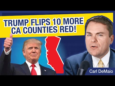 Trump Flips 10 More CA Counties Red!