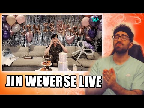 JIN'S FIRST LIVE D-Day | Kim Seokjin Weverse Live 06.12.24 | Shiki Reaction