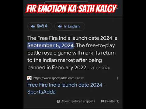 Coment free fire India