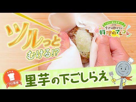 【プロ監修】vol.66 里芋の下ごしらえ【料理の基本】