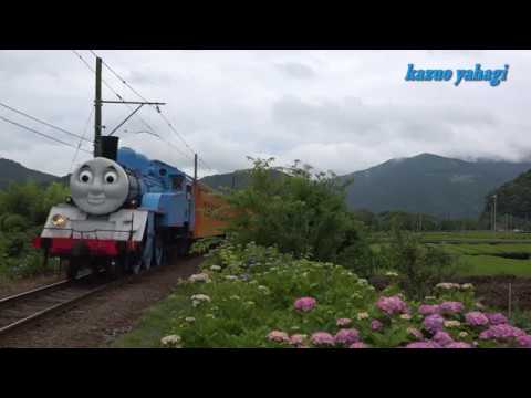 大井川鐵道 トーマス走った！2017 2 一日抜里駅 2017年6月25日