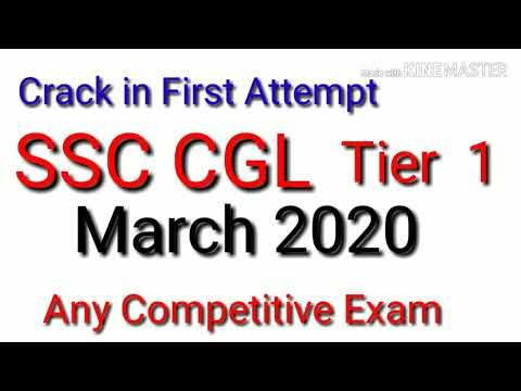 CRACK SSC CGL IN THE FIRST ATTEMPT