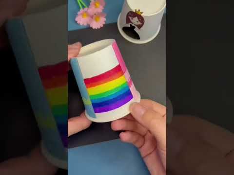 Paper Craft | Disposal craft | Awesome Drawing Skill #papercraft #paperart #drawing #experiment