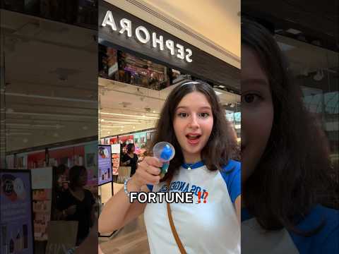 BUYING what the FIDGET BALL SAYS at SEPHORA! 😨🛍️💄*shopping challenge*