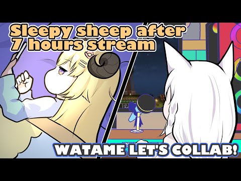 Fubuki jokingly invites Watame to sudden colab at 5 A M. 【Hololive Animation｜Eng sub】