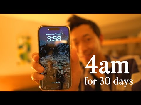 Extreme Challenge:  I woke up at 4am for 30 days!