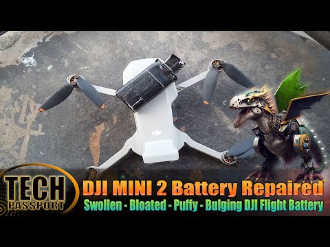 DJI MINI 2 Battery Repaired 🔥 Swollen - Bloated - Puffy - Bulging DJI Flight Battery ⚡ DJI BATTERIES