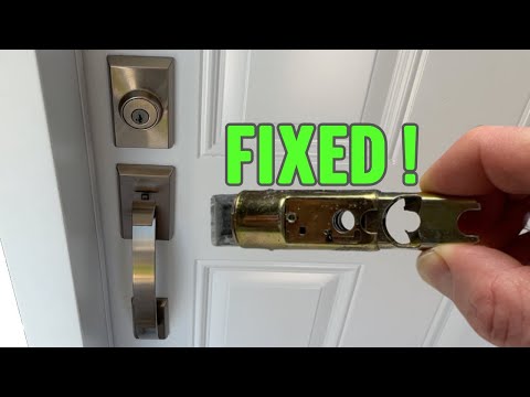 WEISER / KWIKSET HANDLE WON'T OPEN. LATCH WON’T RETRACT ENOUGH - SOLVED !