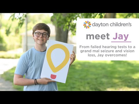 From failed hearing tests to a grand mal seizure and vision loss, Jay overcomes!