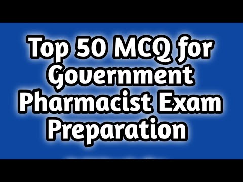 government Pharmacist exam preparation