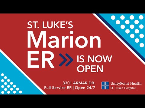 Take a tour of St. Luke's Marion ER