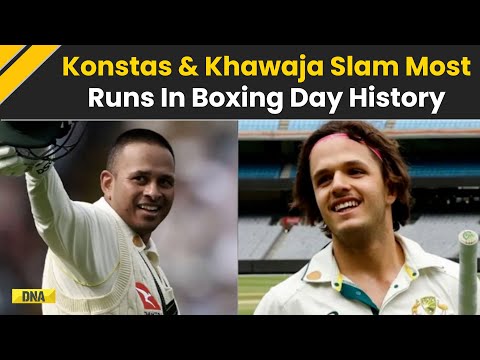 IND Vs AUS Highlights: Konstas And Khawaja Slam Most Runs In Boxing Day Test's Morning Session