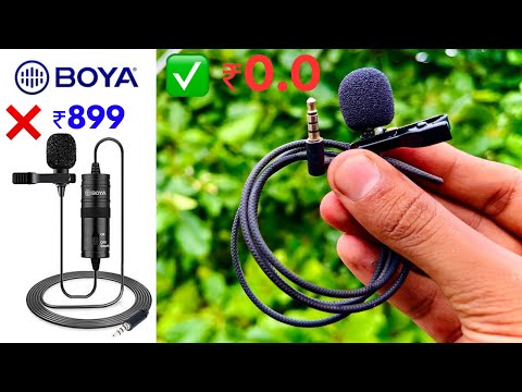 How To Make Microphone at home for YouTube / Microphone Kyae Banaye / @SamarExperiment #diy