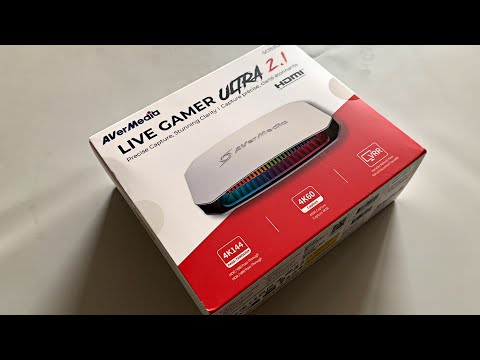 AverMedia Live Gamer Ultra 2.1 4K Capture Card Unboxing