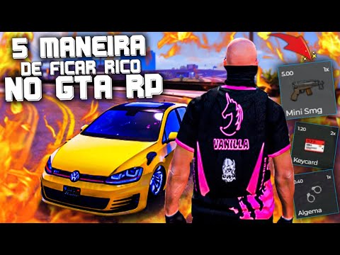 TOP 5 MANEIRAS PRA FICAR RICO no GTA RP (parte 1)