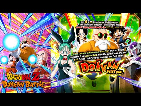 DBZ Dokkan Battle: Dokkan Fest Master Roshi Banner Summons