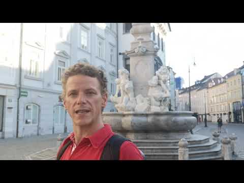 Remote Ljubljana guided tour with Martin: part 2, The Robba Fountain