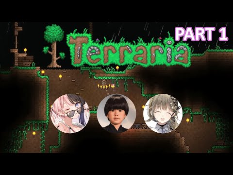 Erotic Hendy - KitanaWarai Terraria Part 1 | Crude Laughing Trio (HenLisa + Hinano) Eng Sub