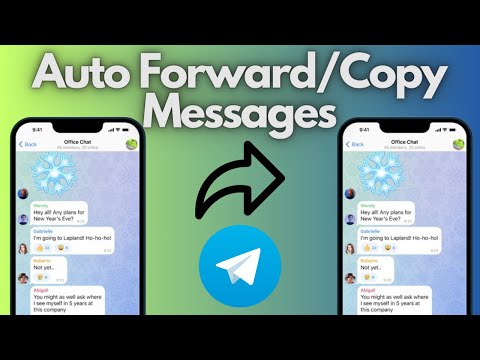 How to auto forward or copy messages of telegram group/channel