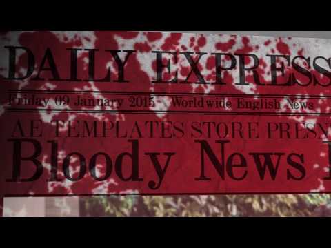 Bloody News V-2 After Effects Template