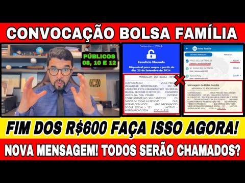 FIM DOS R$600! NOVA CONVOCAÇÃO SERÁ PARA TODOS? FAÇA ISSO AGORA PARA CONTINUAR NO BOLSA FAMÍLIA!