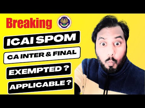 |Breaking ICAI Self Paced Online Module Exempted Or Applicable ?| Q & A For CA Inter & Final|