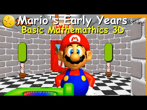 Mario's Early Years: Basic Mathemathics 3D (One of the best Baldi's Mod)