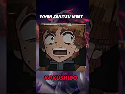 When Zenitsu meet Kokushibo 😨 | Kokushibo edit | Demon slayer edit| Zenitsu edit | #amv #animeedit