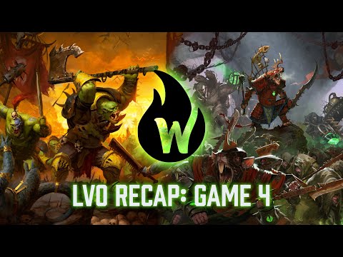 Warpfire LVO Recap: Round 4 - Skaven vs. Big Waaagh Battle Report