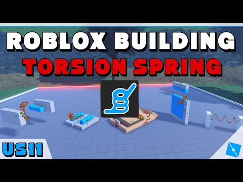 ROBLOX Building - How to use the new Torsion Spring Constraint!