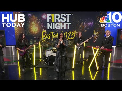 R&B artist Nancia performs special First Night Boston song