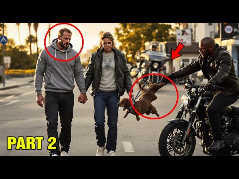 (PART 2) Biker Kicks Dogs for Fun, Unaware Jason Statham Is the Owner!