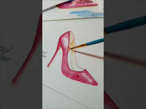 How to Paint Shoes tutorial #howtopaintshoes