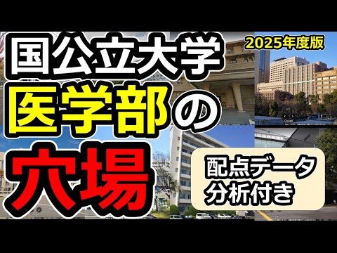 【2025年度版】国公立大学医学部の共通テスト＆2次試験の配点データを徹底分析！｜得意科目を生かした受験戦略