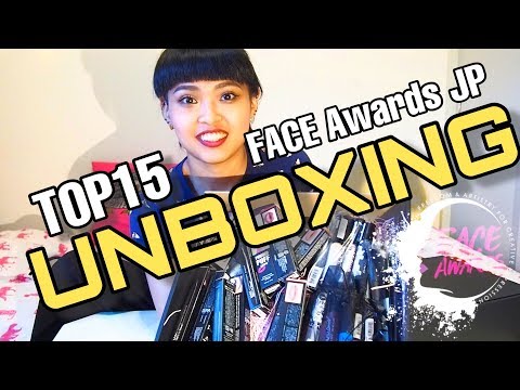 FACE Awards Japan 2019 TOP15 Unboxing / NYX PROFESSIONAL MAKEUP から大量のプレゼントが！！/ コスメ開封