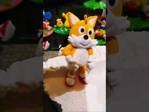 DIY Clay Tails Cartoon Tutorial#shorts#art#diy#youtubeshorts