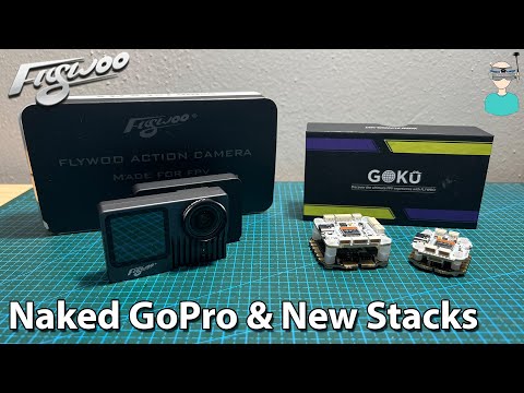 Latest Flywoo Products - Naked GoPro Action Camera 2.0 Pro // GOKU F722 PRO V2 Stacks