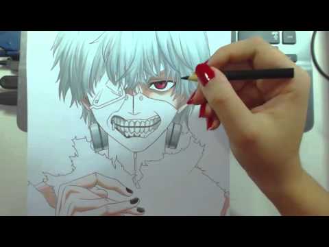 Speed Drawing - Kaneki Ken (Tokyo Ghoul)