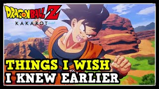 Things I Wish I Knew Earlier In Dragon Ball Z Kakarot (Tips & Tricks)