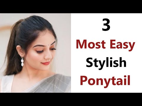 3 Easy Hairstyle For Wedding Guest | Open Hairstyle | modal hairstyle for girls