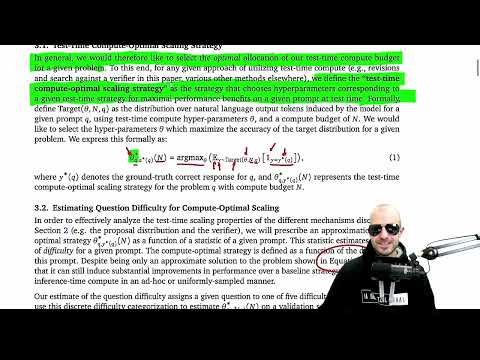 Scaling LLM Test-Time Compute Optimally can be More Effective than Scaling Model Parameters (Paper)