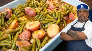 Down Home Southern Green Beans and Potatoes