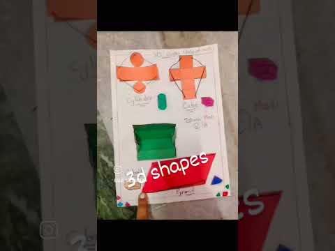 3D shapes maths activity #new ideas @SaluShorts