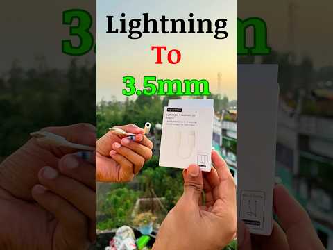 Lighting To 3.5mm Connector Unboxing & Review